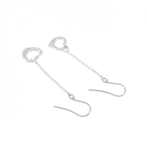 TIFFANY Silver Heart Earrings - Picture 3 of 4